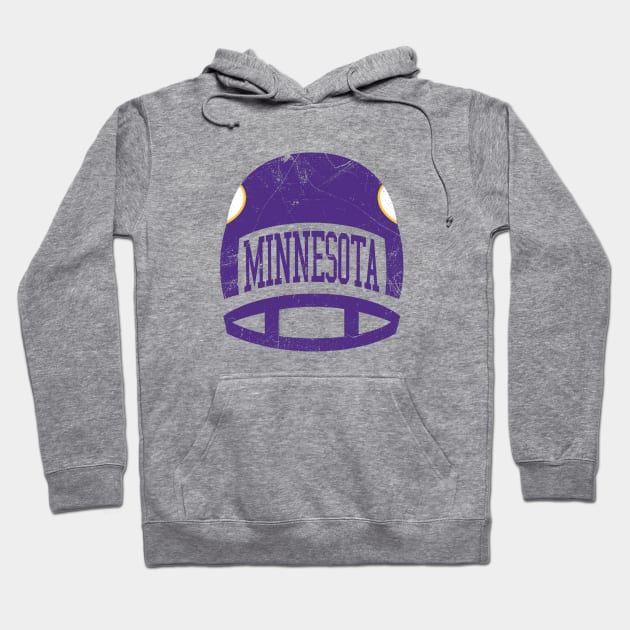 Minnesota Retro Helmet - White Hoodie by KFig21